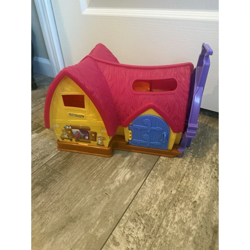 2012 Fisher-Price Little People Snow White Cottage SOUND WORKS